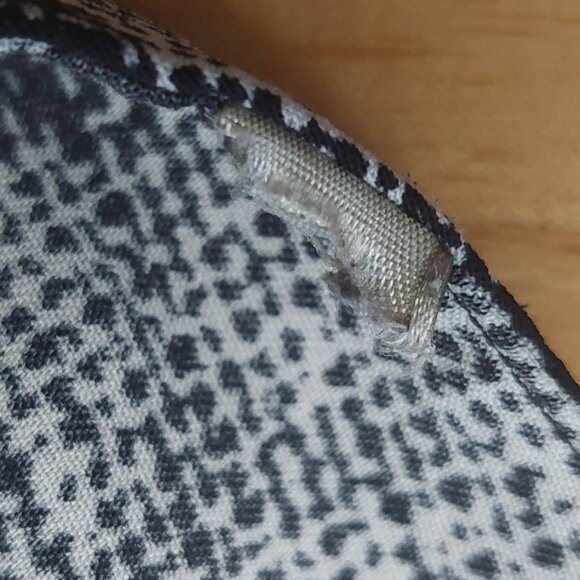 Worthington Plus Size Black and Grey Symmetrical Sleeveless Top Women's 2X - Picture 7 of 10